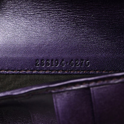 Gucci Shine Microguccissima Zip Around Organizer Wallet Melanzana 7 of 8
