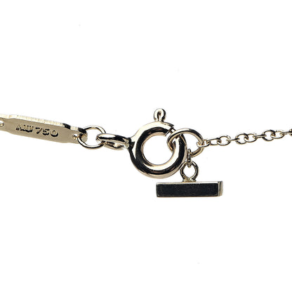 Tiffany 18K Yellow Gold Tiffany T Two Open Horizontal Bar Pendant Necklace 6 of 6