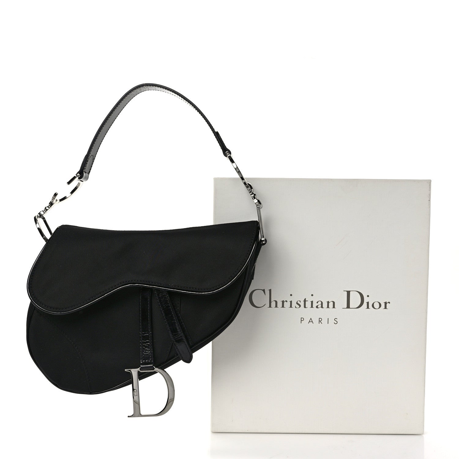 Christian Dior Nylon Saddle Bag Black 9 of 9