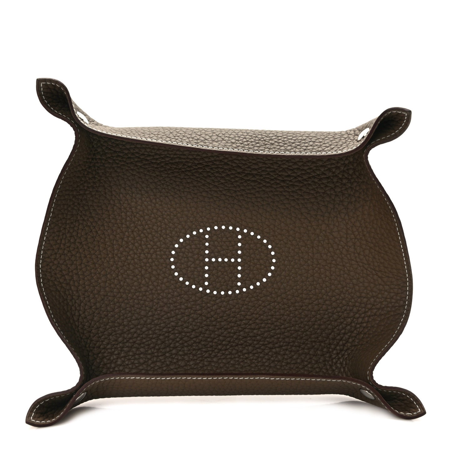 Taurillon Clemence Mises et Relances Change Tray Etoupe