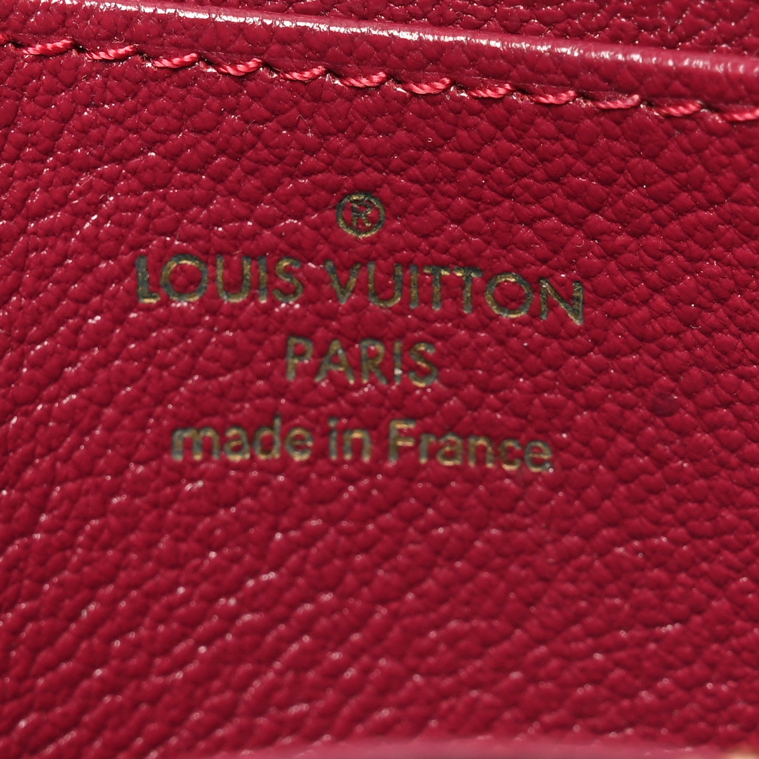 Louis Vuitton Ostrich Zippy Coin Purse Magenta 6 of 6