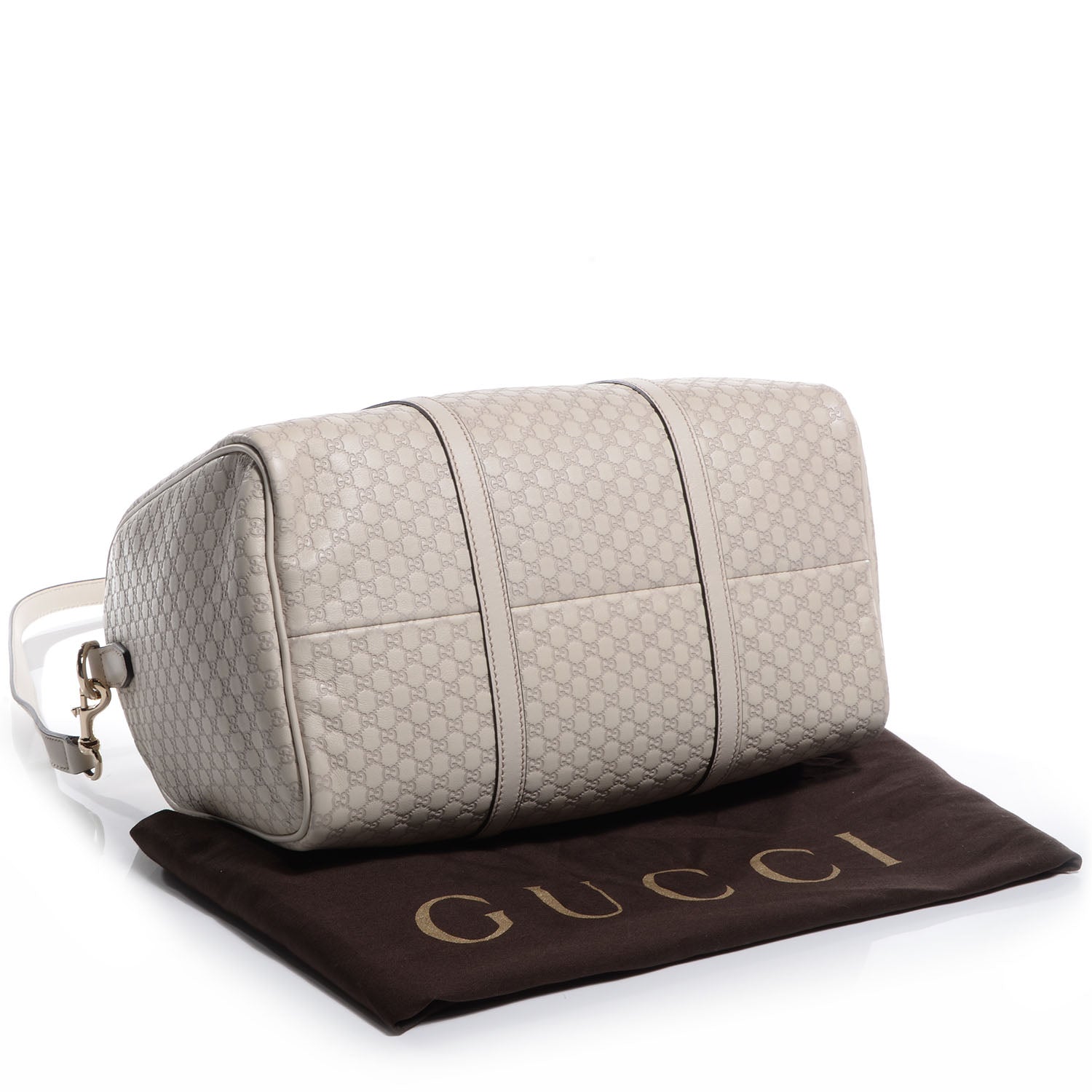 Gucci Soft Microguccissima Medium Nice Boston Off White 4 of 8