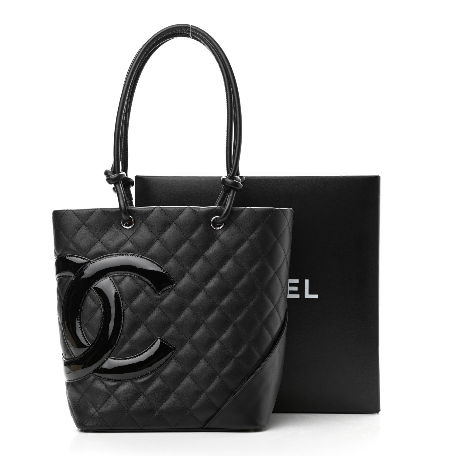 Chanel Calfskin Quilted Medium Cambon Tote Black 11 of 11