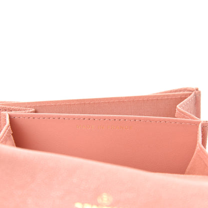 Chanel Caviar Quilted Boy Card Holder Wallet Light Pink 7 of 9