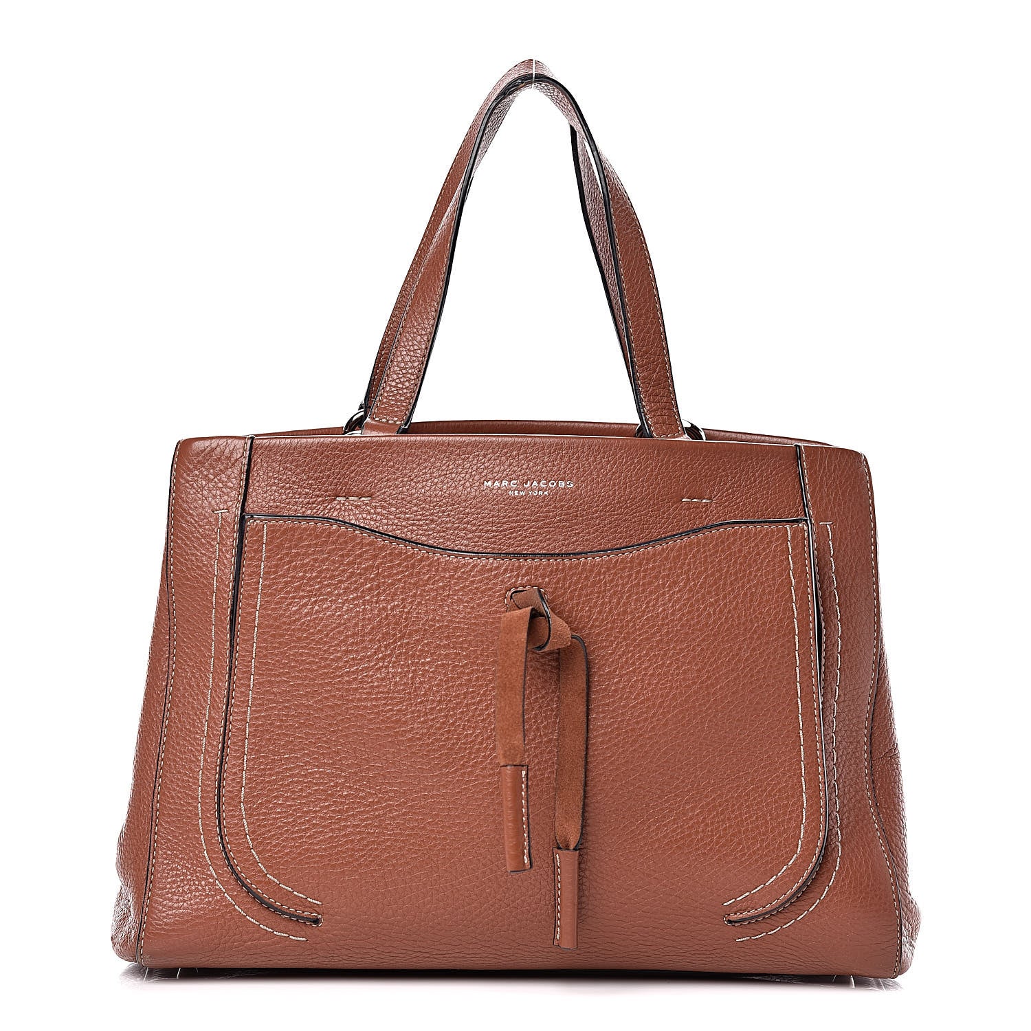 Marc Jacobs Grained Calfskin Maverick Tote Cognac 1 of 14