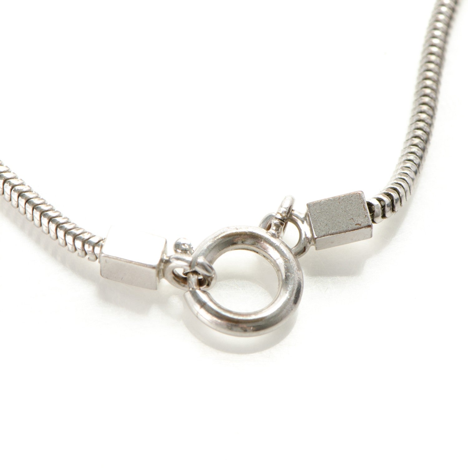 Chanel Crystal Baguette CC Chain Bracelet Silver 5 of 6