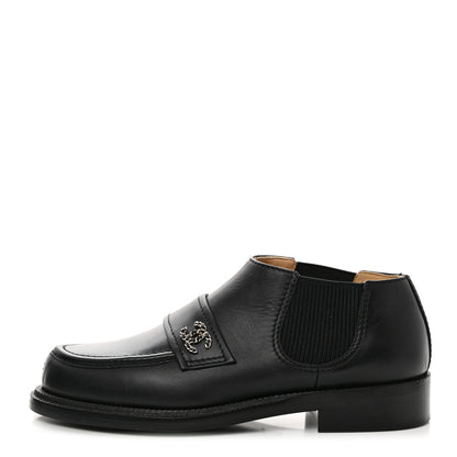 Chanel Calfskin Elastic Short Boots 37 Black 1 of 8