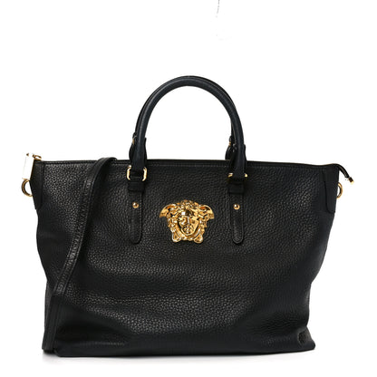 Versace Vitello Medusa Tote Black 1 of 9