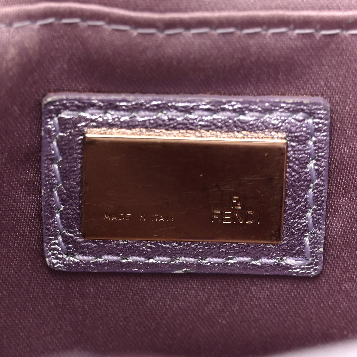 Fendi Snakeskin Nylon Vanity Mirror Clutch Transparent 6 of 14