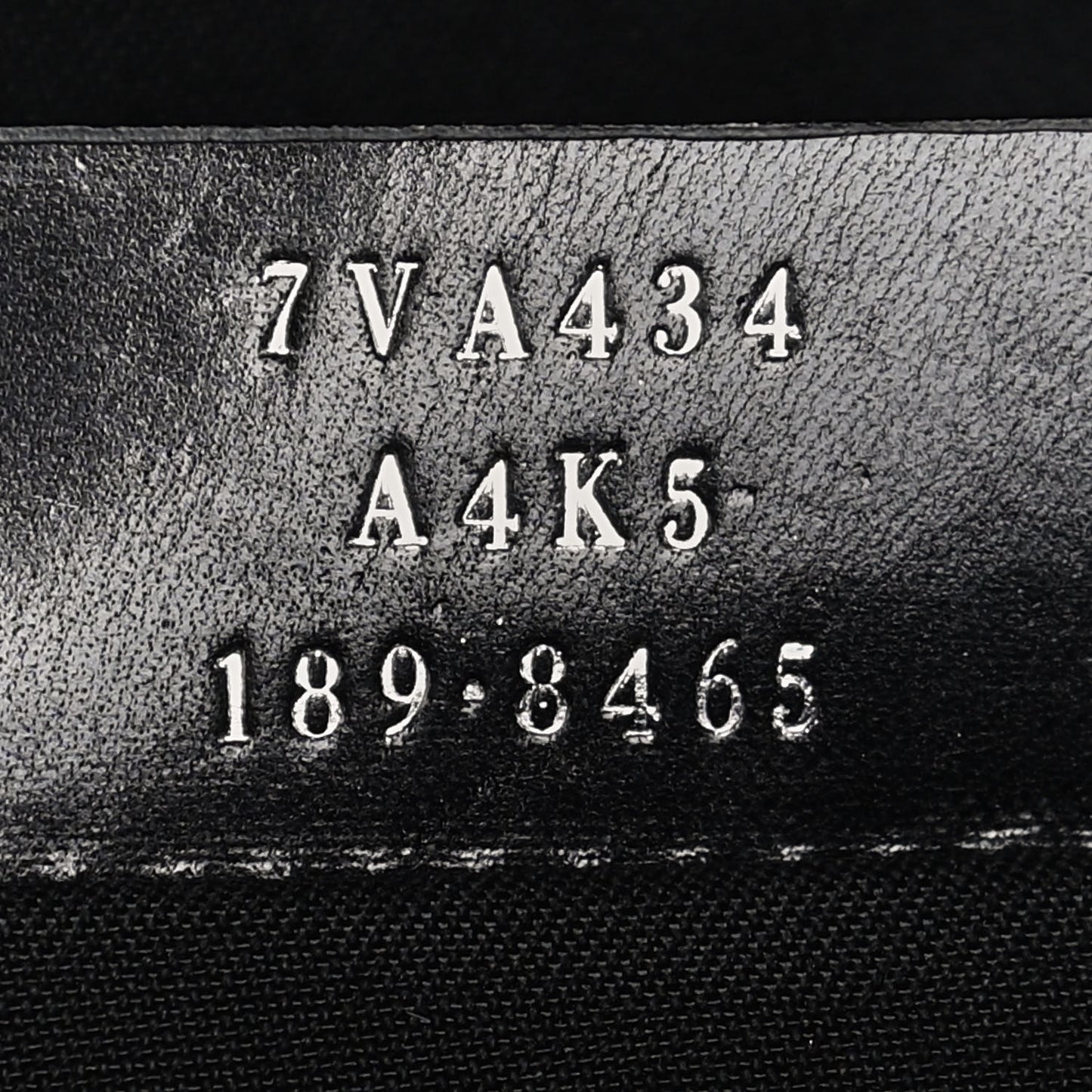 Vitello Century Bi-Color FF 1974 Embossed Belt Bag Maya Black