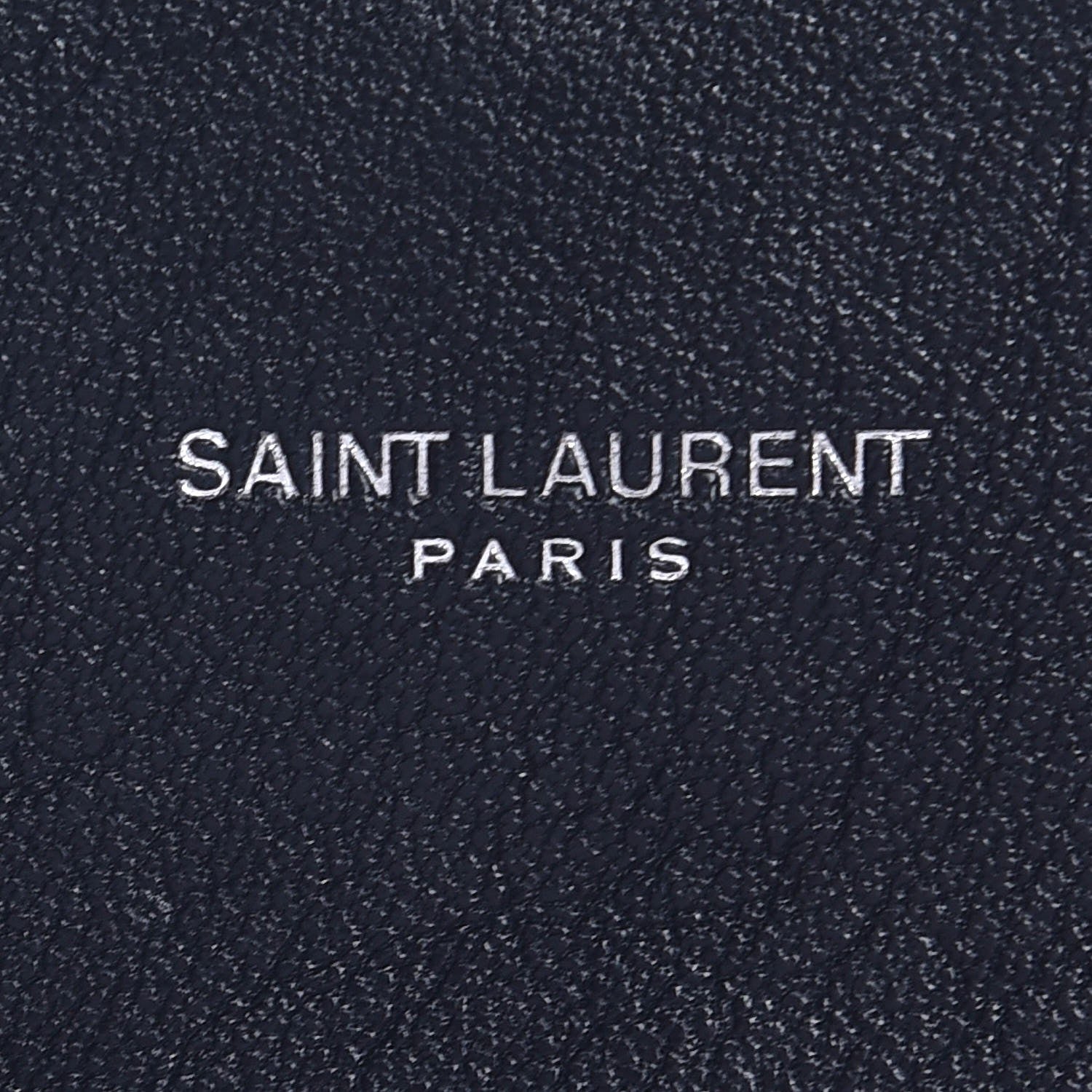 Saint Laurent Sheepskin Matelasse Chevron Monogram Large College Satchel Navy Blue 9 of 10