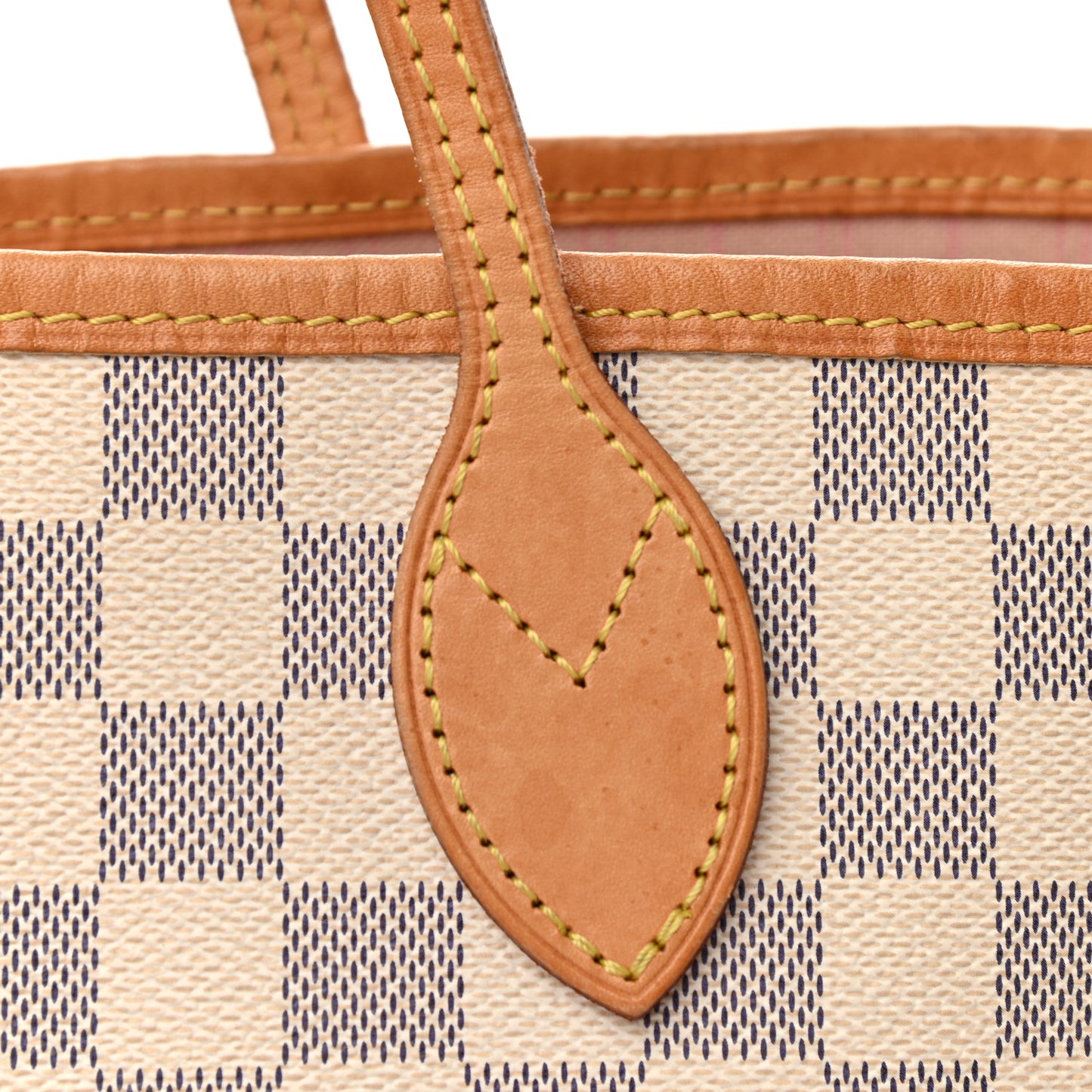 Damier Azur Neo Neverfull MM Rose Ballerine