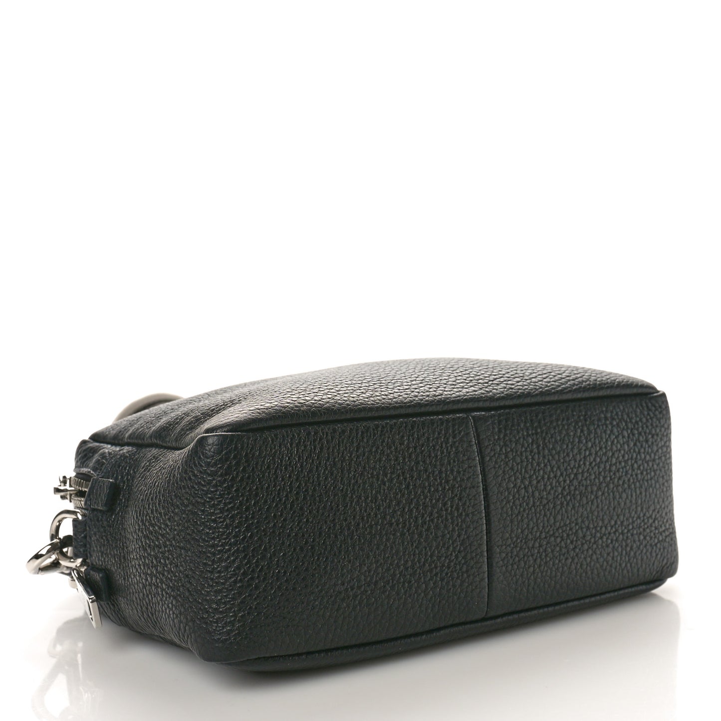 Vitello Daino Soft Camera Crossbody Black