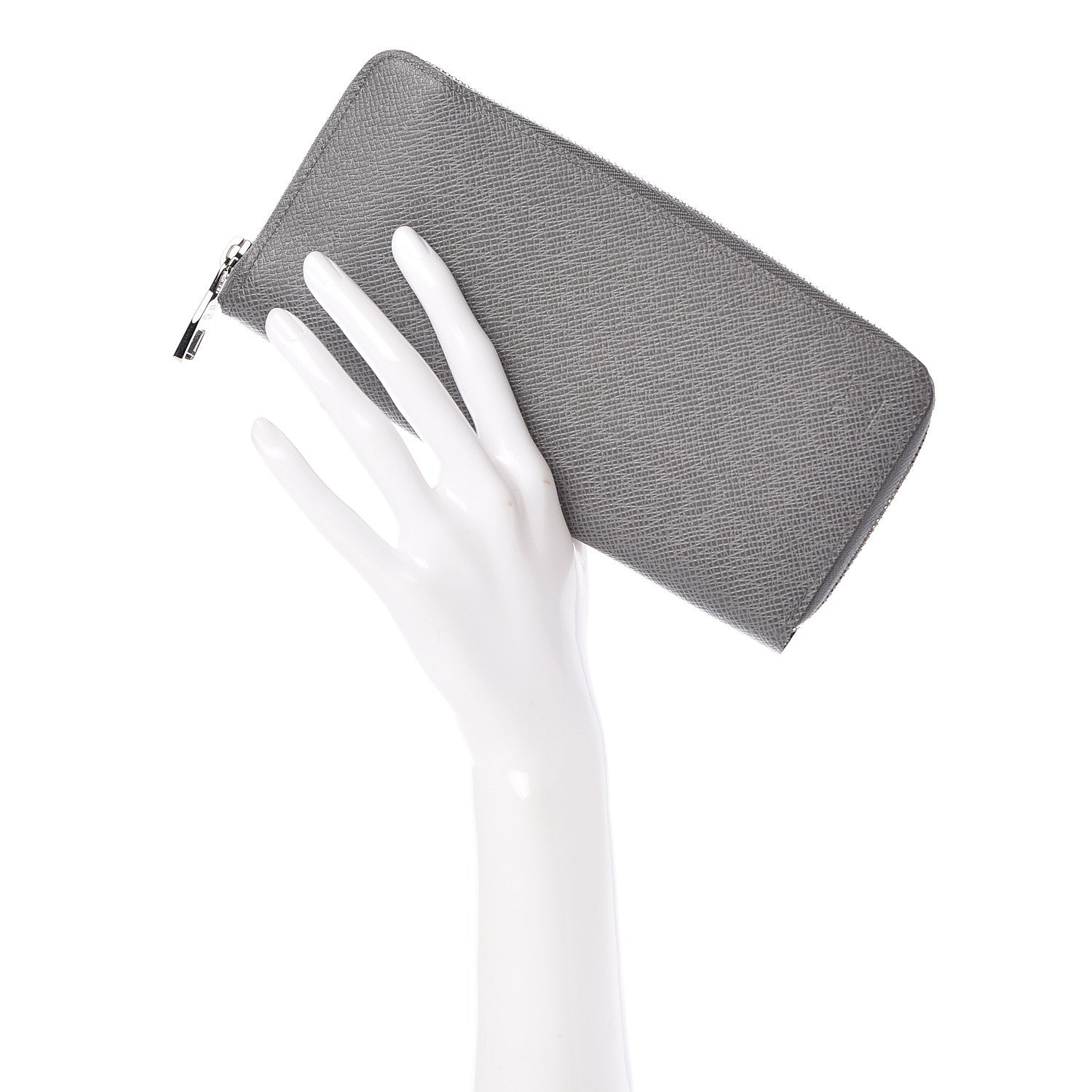 Louis Vuitton Taiga Vertical Zippy Wallet Glacier 2 of 12