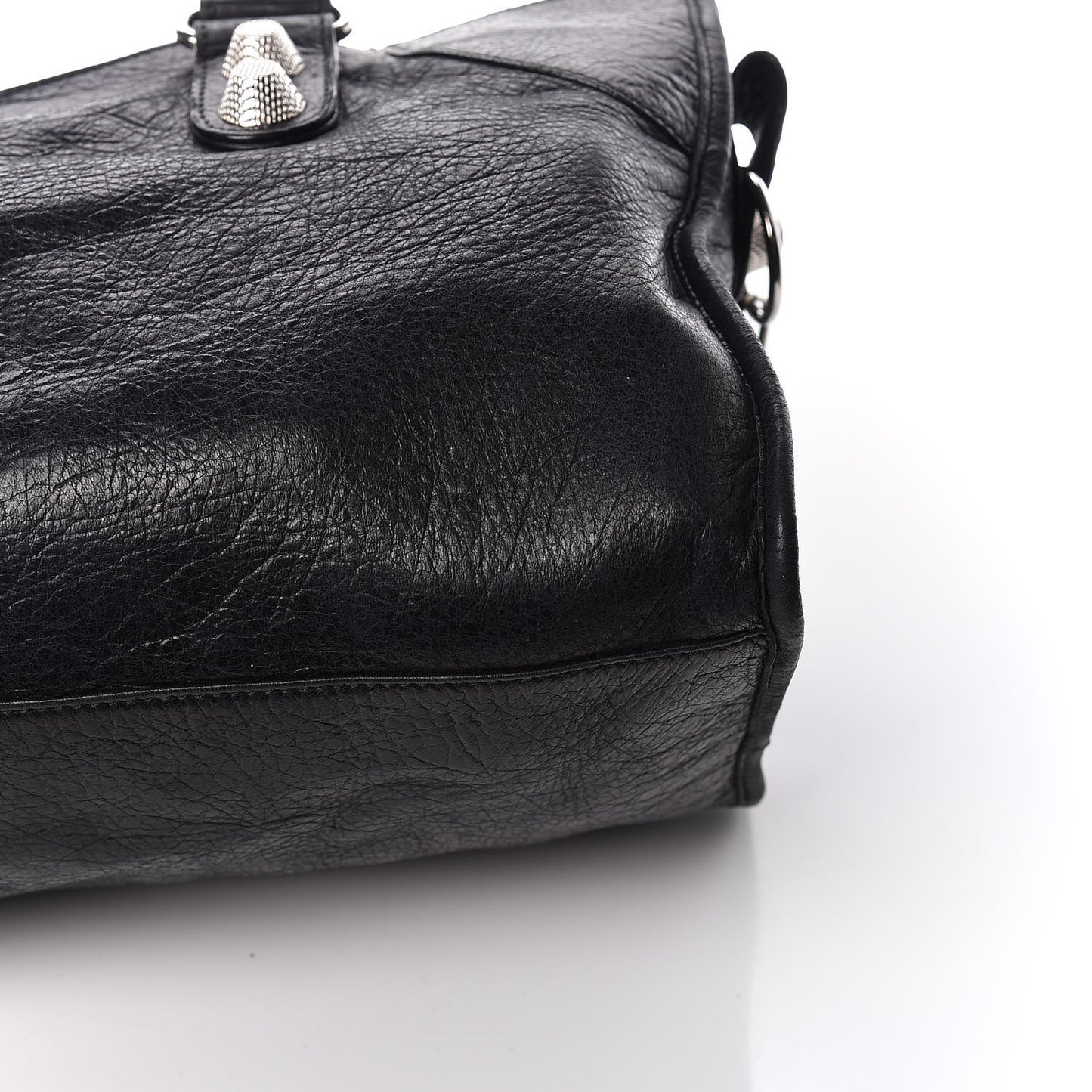 Agneau Giant 21 Silver Hardware Part Time Black