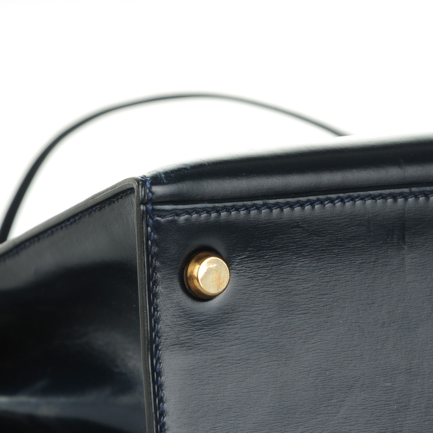 Hermes Box Kelly Sellier 28 Bleu Marine 10 of 25