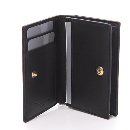 Christian Dior Lambskin Cannage Small Lady Dior Flap Card Holder Black 5 of 8