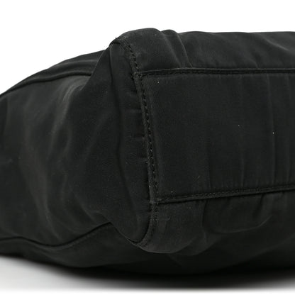 Prada Tessuto Nylon Chain Shoulder Bag Black 7 of 8