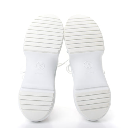 Louis Vuitton Calfskin Technical Nylon LV Archlight Sneakers 38.5 White Blue Gris 40 White Blue Gris 6 of 10