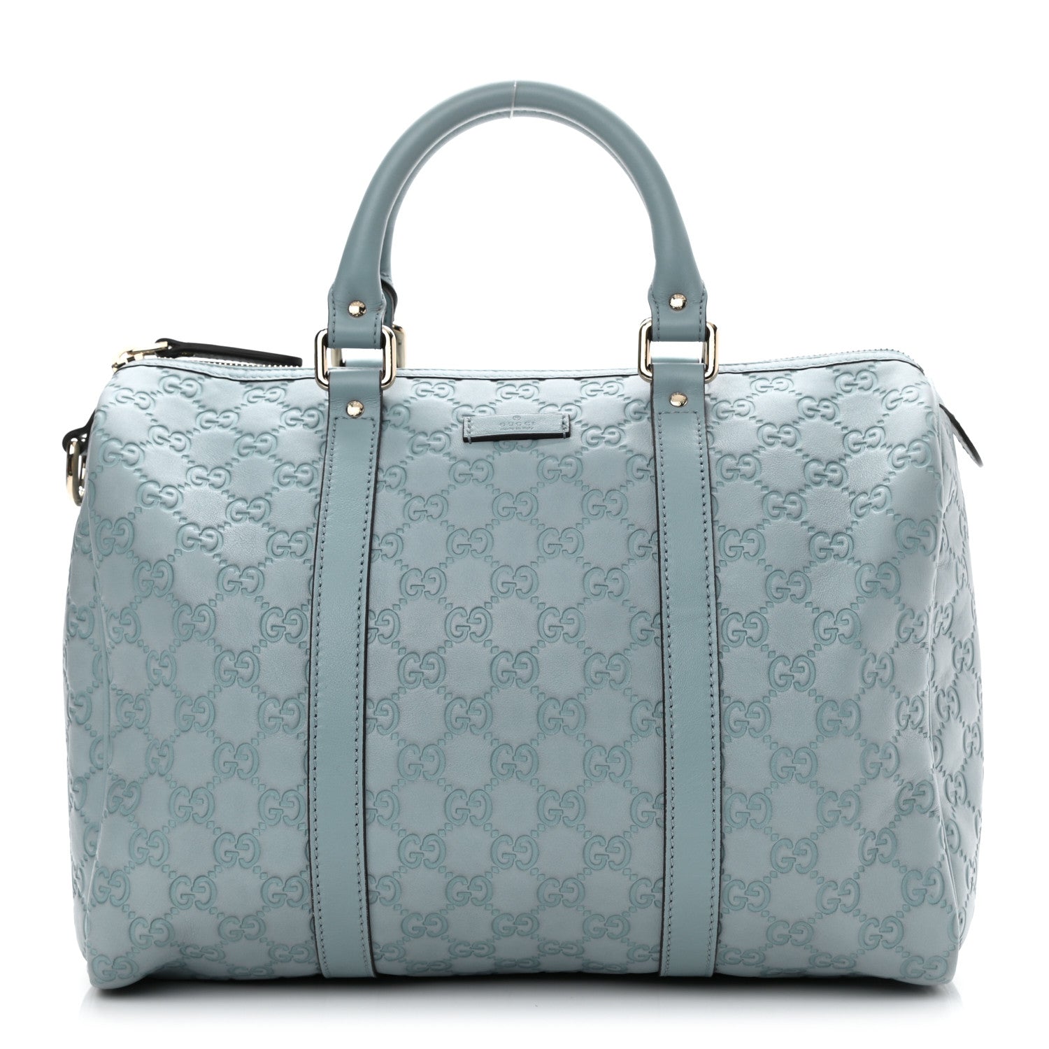 Gucci Guccissima Medium Joy Boston Light Blue 1 of 10