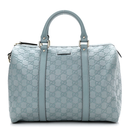 Gucci Guccissima Medium Joy Boston Light Blue 1 of 10