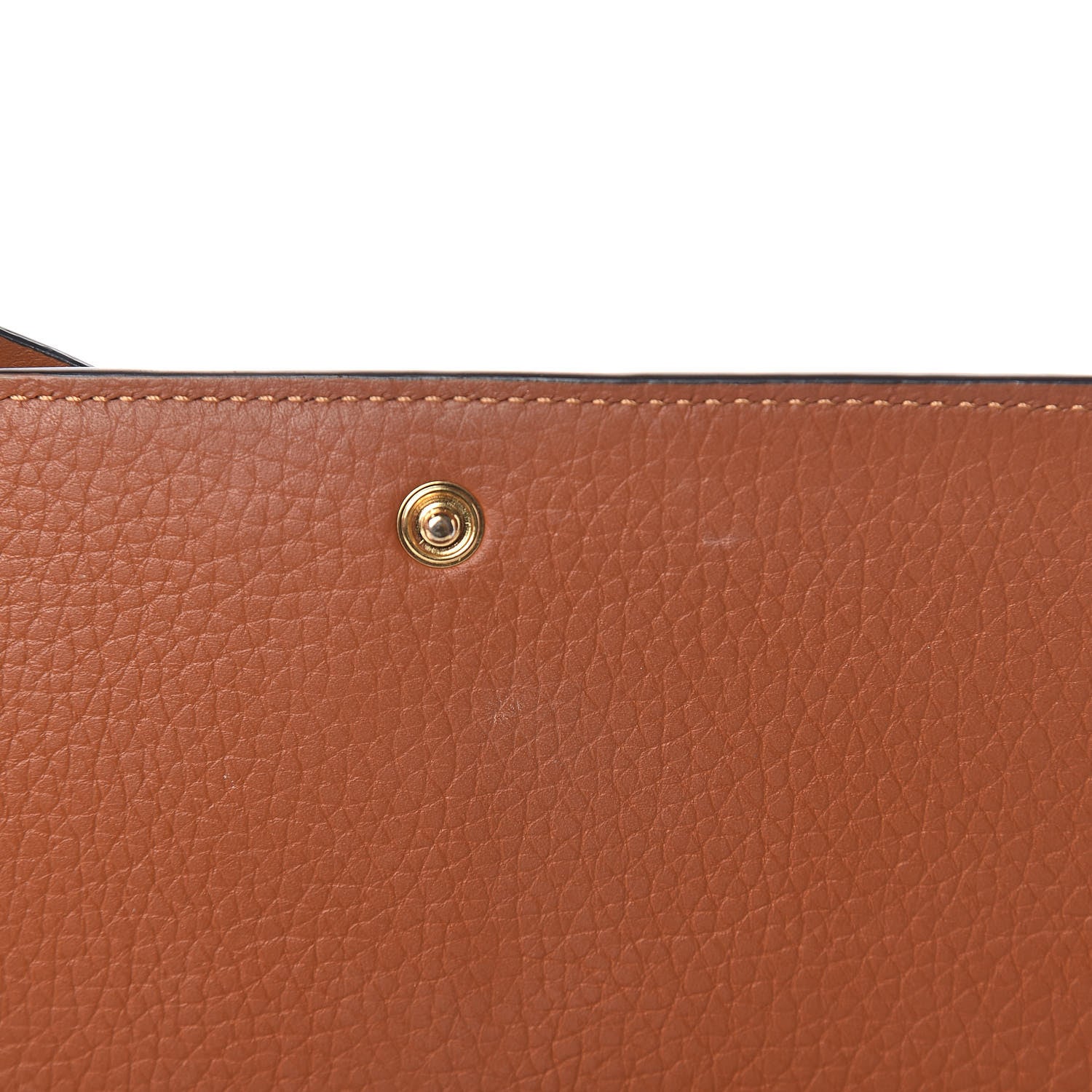 Chloe Calfskin Alphabet Long Wallet Brown 9 of 12