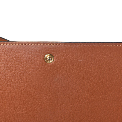 Chloe Calfskin Alphabet Long Wallet Brown 9 of 12