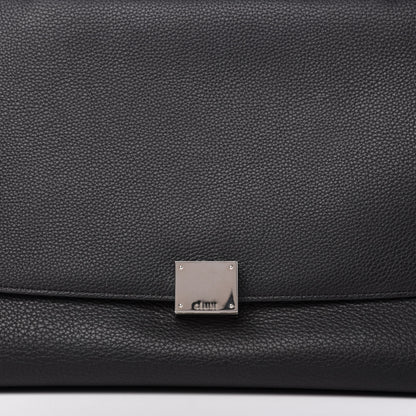 Celine Drummed Calfskin Suede Medium Trapeze Black 9 of 9