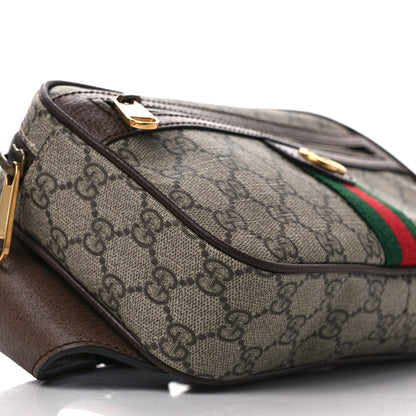 Gucci Soft GG Supreme Monogram Medium Ophidia Belt Bag Dark Brown 8 of 9