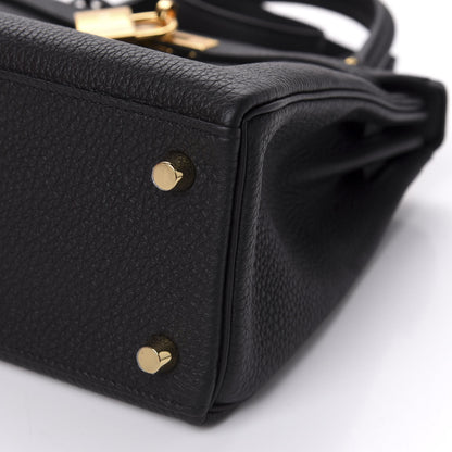 Hermes Togo Kelly Retourne 25 Black 8 of 11
