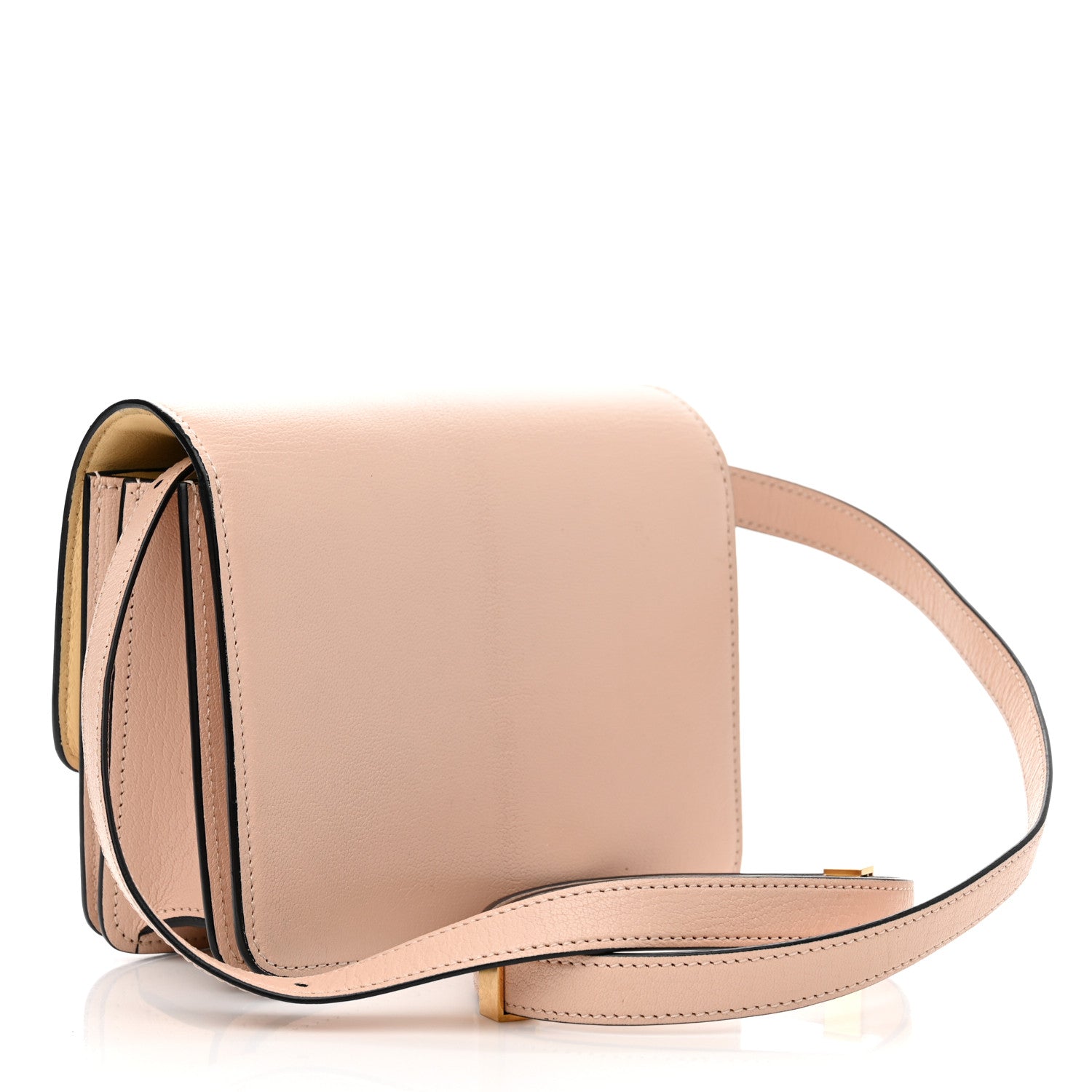 Celine Goatskin Small Classic Box Flap Bag Blush 3 of 10