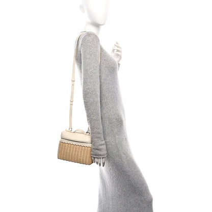 Loro Piana Wicker Calfskin East West L19 Extra Pocket Pouch Malt Whisper White 2 of 10