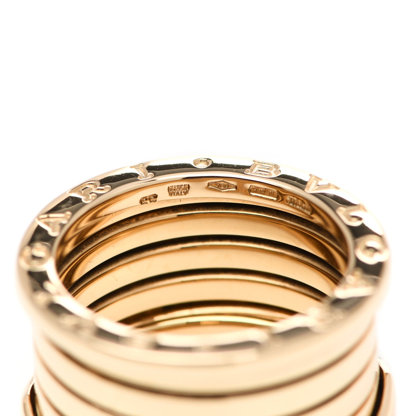 18K Yellow Gold B.Zero1 Four-Band Ring 55 7.25