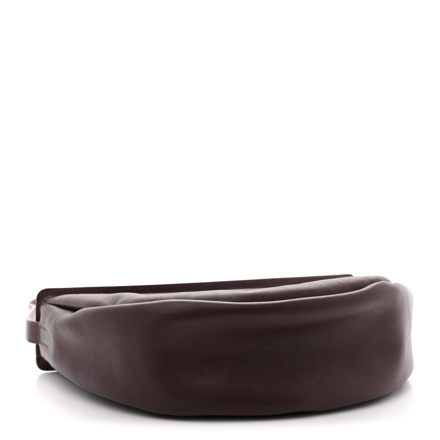 Soft Calfskin Moon Sling Bag Plum
