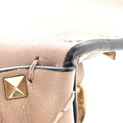 Valentino Garavani Lambskin Medium Rockstud Spike Shoulder Bag Poudre 12 of 15