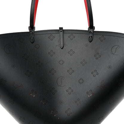 Christian Louboutin Calfskin Loubinthesky Loubifever Tote Black 8 of 10