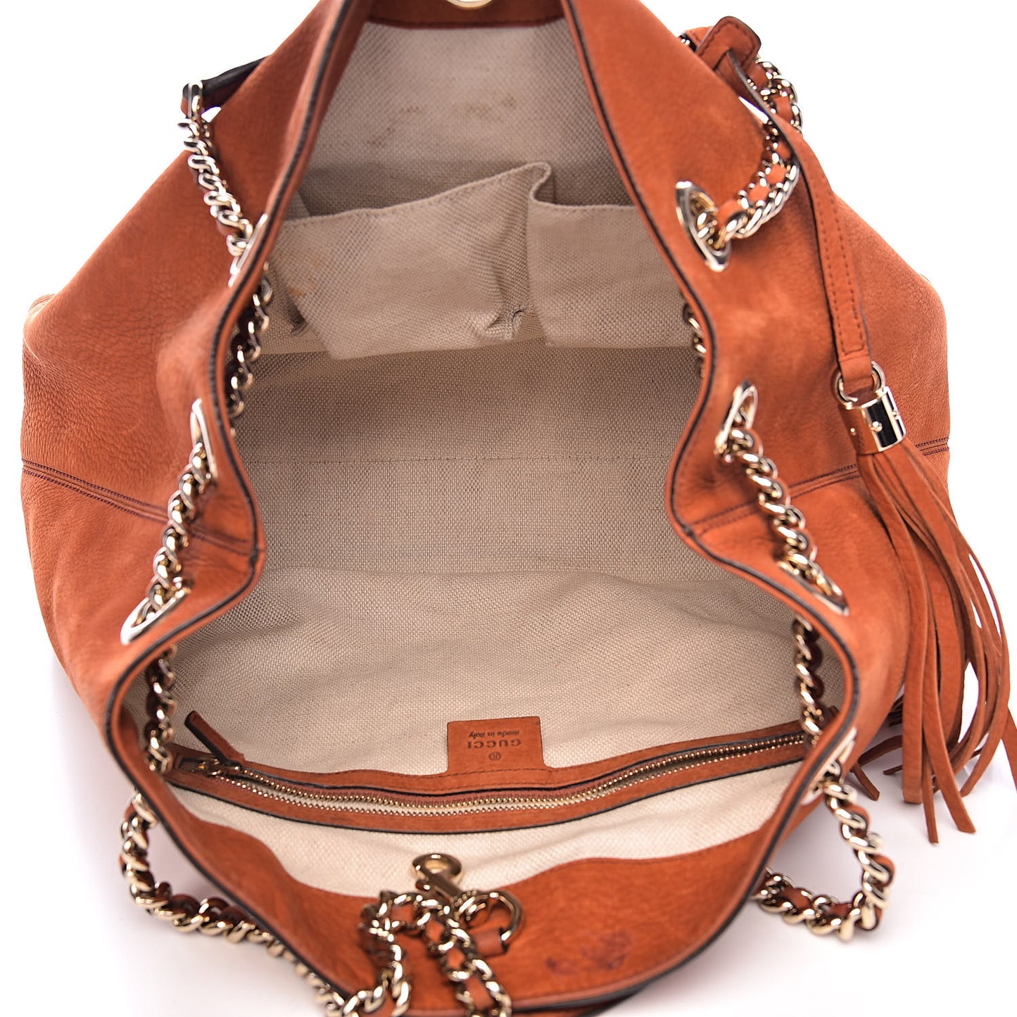 Vitello Range Medium Soho Chain Shoulder Bag Old Whisky