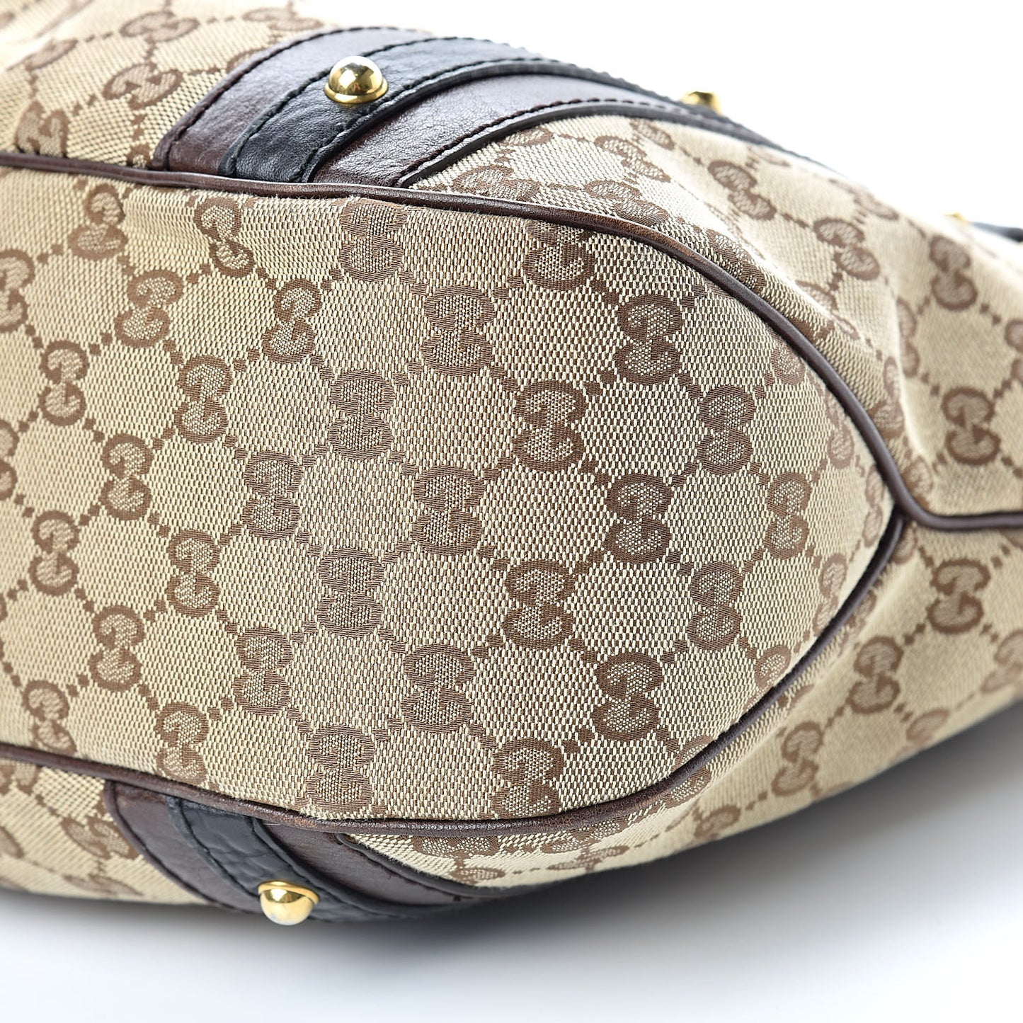 Monogram Interlocking G Tote Dark Brown