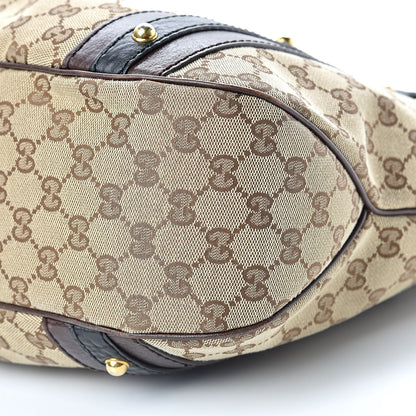 Gucci Monogram Interlocking G Tote Dark Brown 11 of 13