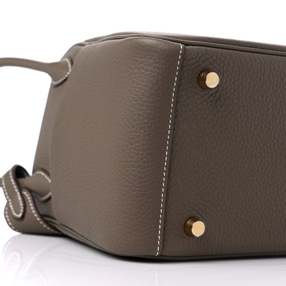 Hermes Taurillon Clemence Lindy 26 Etoupe 8 of 9