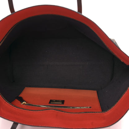 Fendi Zucca Spalmati Ombre Medium Roll Tote Tobacco Papavero 5 of 8