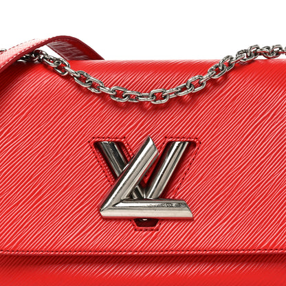 Louis Vuitton Epi Twist Shoulder Bag MM Coquelicot 7 of 9