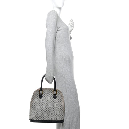 Louis Vuitton Mini Monogram Alma Haut Tote Blue 2 of 15