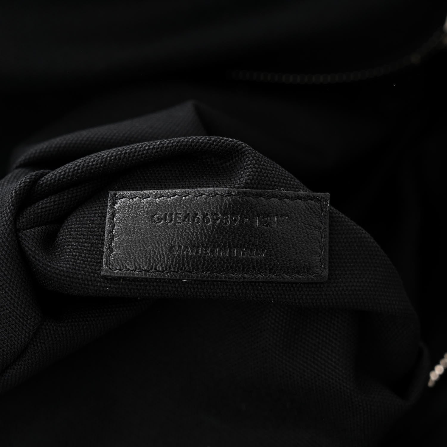 Saint Laurent Canvas ID Shopping Bag Black 7 of 11