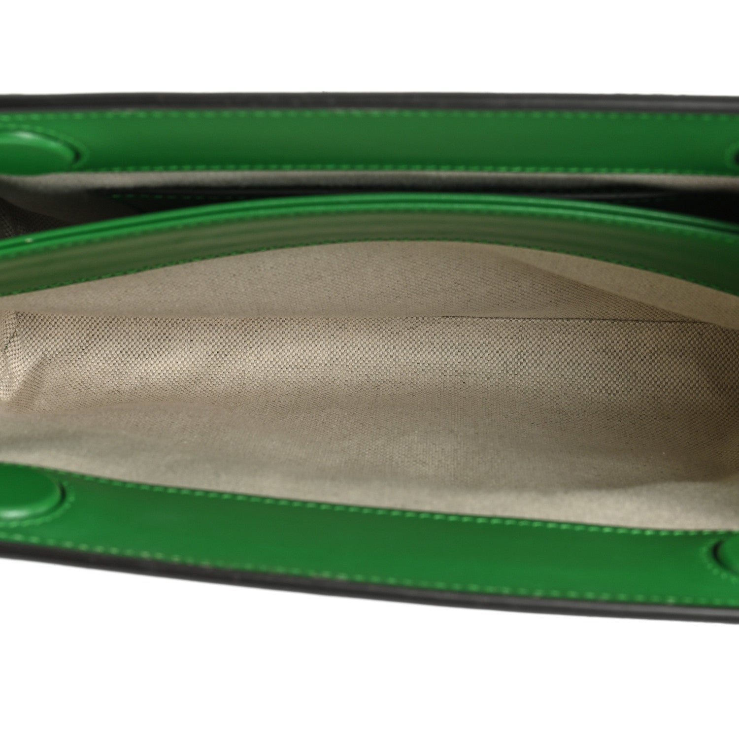 Gucci Calfskin GG Matelasse Small Slim Chain Shoulder Bag Spring Green Natural 5 of 16