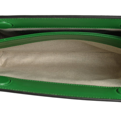 Gucci Calfskin GG Matelasse Small Slim Chain Shoulder Bag Spring Green Natural 5 of 16