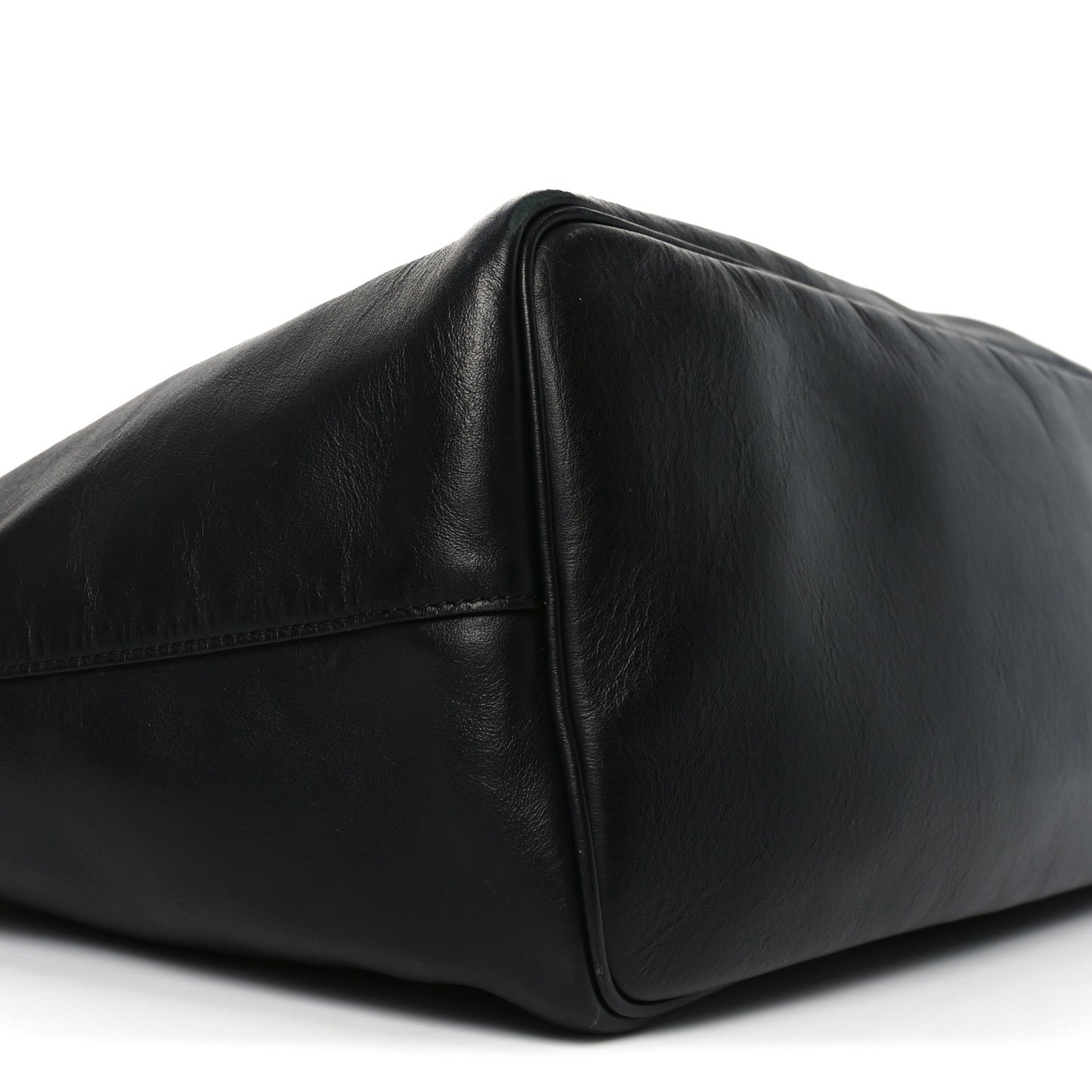 Calfskin Gothic Large Antigona Tote Black