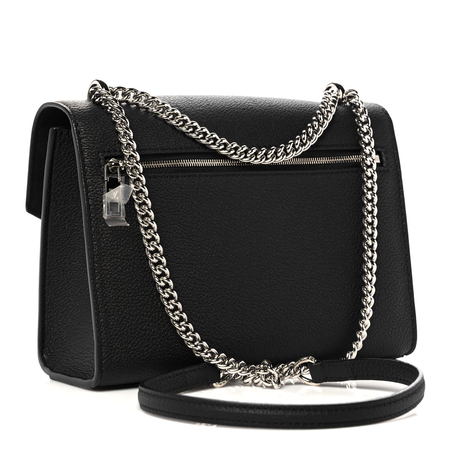 Soft Calfskin Mylockme Chain Bag BB Black