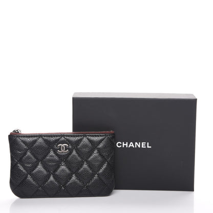 Chanel Caviar Quilted Small Cosmetic Case Black 8 of 8