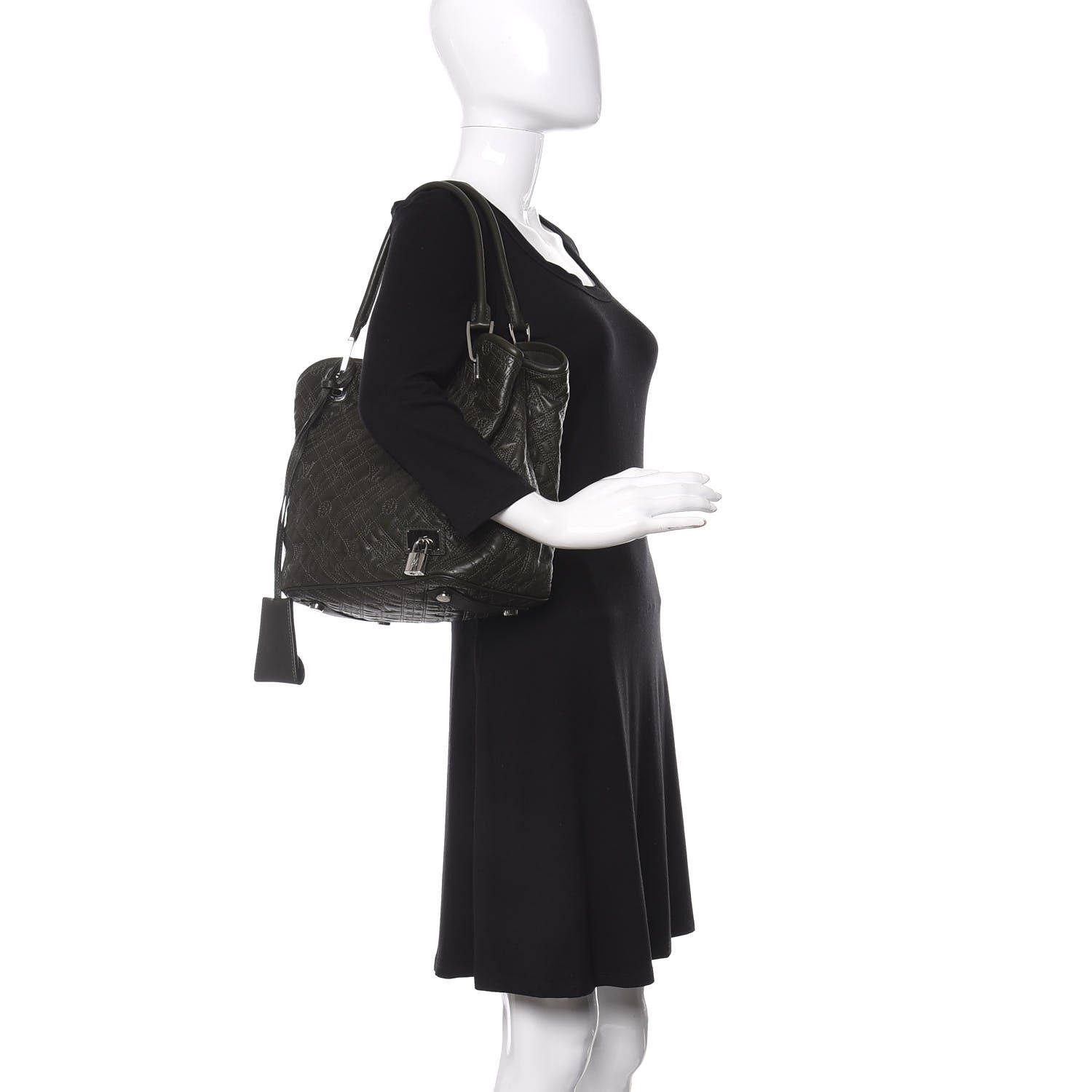 Louis Vuitton Monogram Lambskin Antheia Lilia PM Vert Bronze 2 of 11